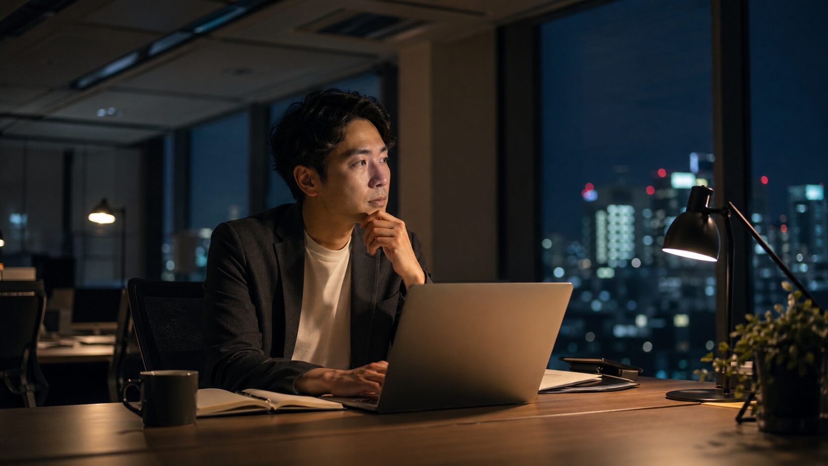 副業から独立できない5つの壁に向き合う会社員のイメージ