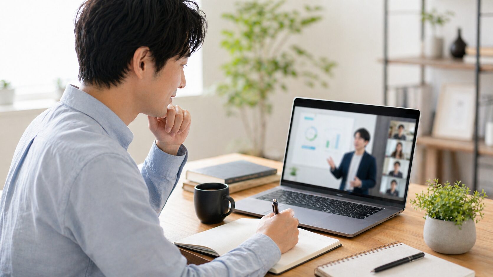 オンラインセミナーで独立設計を学ぶ受講生