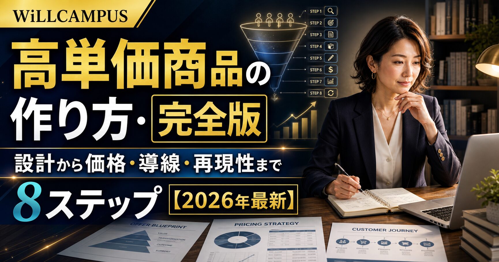 高単価商品の作り方・完全版|設計から価格・導線・再現性まで8ステップ【2026年最新】